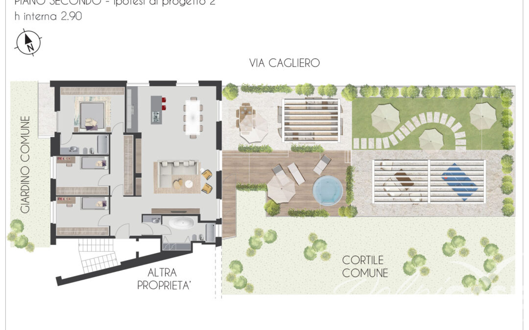 Quadrilocale con grande terrazzo – zona Maggiolina