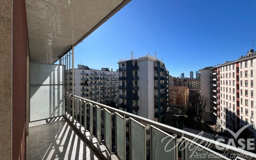 Trilocale piano alto con box – Zona Maggiolina